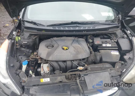 2013 Hyundai Elantra Limited from USA, damaged, VIN KMHDH4AEXDU720685